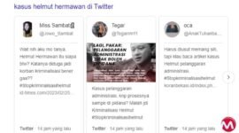 Kasus Helmut Hermawan Viral dan Trending di Twitter Tanggal 27 Februari 2023 Siang hari